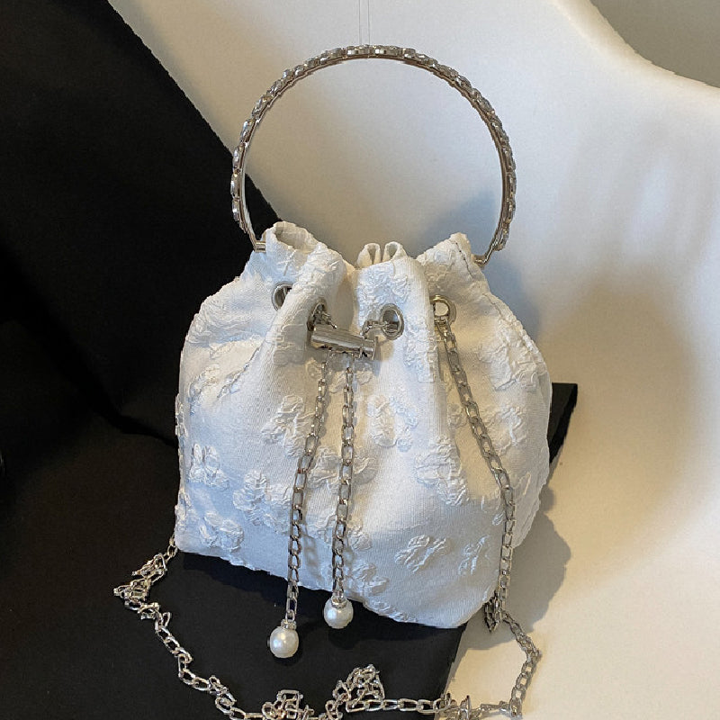 Casual Solid Patchwork Chains Bags