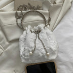 Casual Solid Patchwork Chains Bags