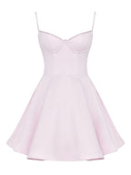 Ballerina Pink Tulle Mini Dress