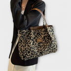 | Leopard Canvas Tote