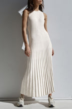 Paula Boutique Casual Sleeveless Dresses with Fixed Frenulum and O Neck Everyday Luxe Edit
