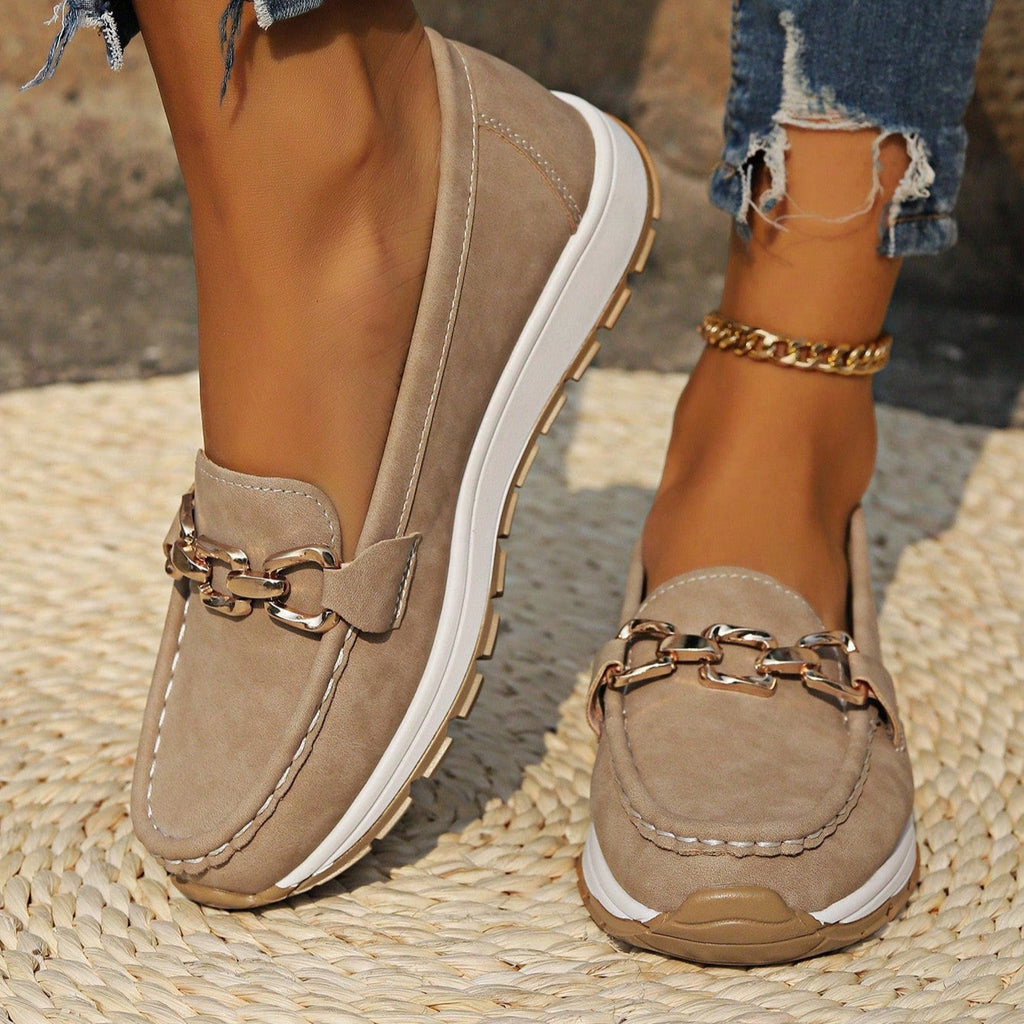 AmyVictoria | Flat Buckle Loafers