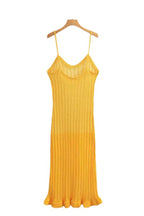 Sexy Vacation Solid Hollowed Out U Neck Sling Dresses