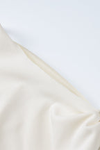 Celebrities Elegant Solid Frenulum Oblique Collar One Step Skirt Dresses