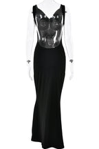 Sexy Solid Backless V Neck One Step Skirt Dresses(4 Colors)