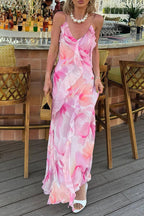 Adriana Minimalist Backless Ruffle Dress Chic Silhouette Collection