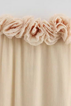 Sexy Solid Color Ruched Flower Shape Strapless Strapless Dresses