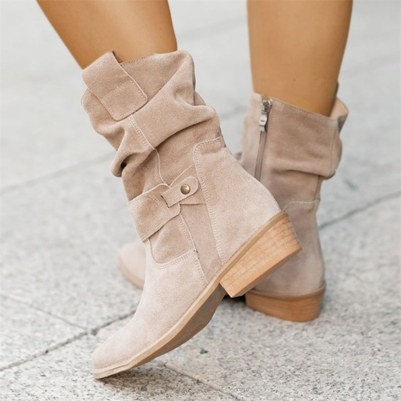 Casual Daily Patchwork Solid Color Pointed Comfortable Shoes