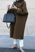 Casual Street Pocket Cardigan Collar Outerwear(6 Colors)