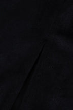 Elegant Zipper Contrast Turndown Collar One Step Skirt Dresses