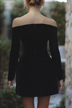 Fabiana Effortless Off the Shoulder Princess Dresses with Rhinestone Decoration Elevated Occasion Wear