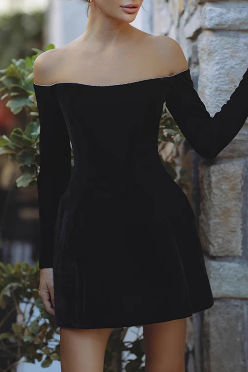 Fabiana Effortless Off the Shoulder Princess Dresses with Rhinestone Decoration Elevated Occasion Wear