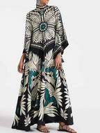 Magnifico Printed Maxi Dress - Black