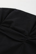 Casual Street Zipper Strapless Sleeveless Two Pieces