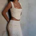 Elegant Lace Two-Piece Set