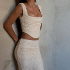 Elegant Lace Two-Piece Set