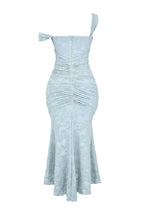 | Floral Maxi Dress in Blue