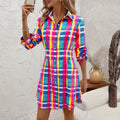 | Check Mini Dress