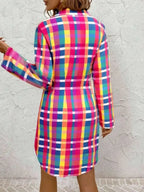 | Check Mini Dress