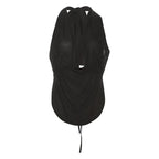 Ruched square neck backless self tie cami top  | Festival Outfits Women