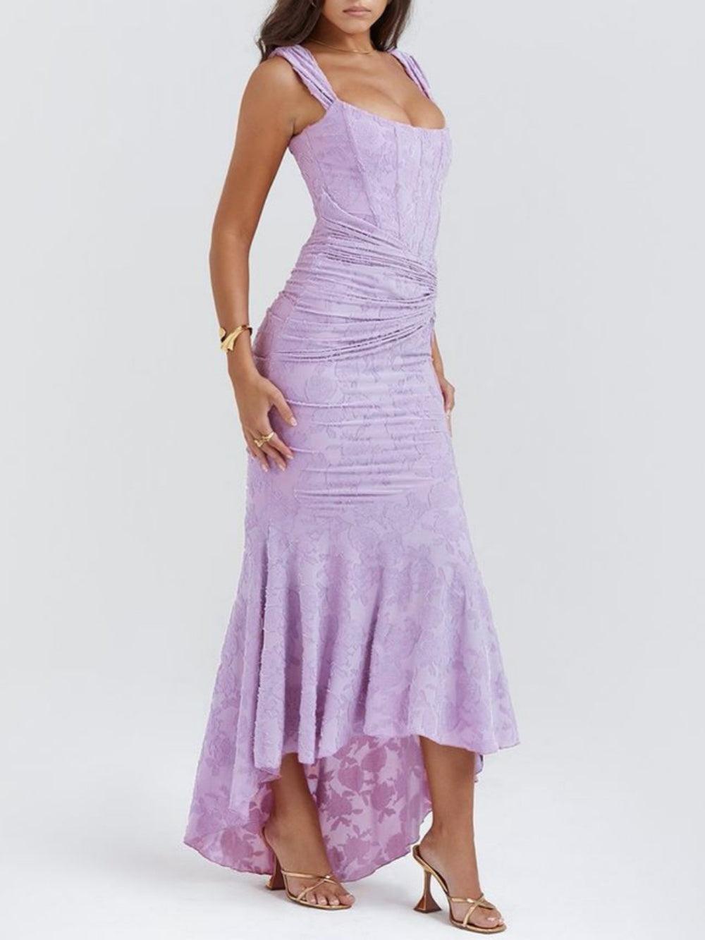 | Floral Maxi Dress in Blue