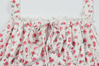 Halter flower print high slit maxi dress  | Festival Outfits Women