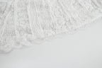 Long flared sleeve off shoulder lace self tie maxi dress  | Festival Outfits Women