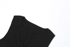 Sleeveless notch neck maxi dress  | Festival Outfits Women