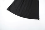 Ruched irregular solid maxi skirt  | Festival Outfits Women