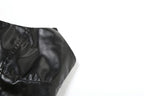 PU leather irregular backless tube top  | Festival Outfits Women