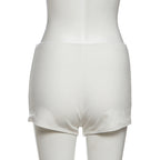 Solid low rise short pant  | Festival Outfits Women