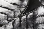 Long sleeve zip-up fluffy coat top  | Festival Outfits Women