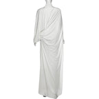 High neck ruched solid maxi skirt set  | Festival Outfits Women