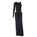 Long sleeve crewneck lace maxi skirt set  | Festival Outfits Women
