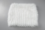 Fluffy backless tube mini skirt set  | Festival Outfits Women