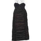 Ruched mesh cami maxi dress  | Festival Outfits Women