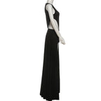 Crewneck sleeveless button slit maxi skirt set  | Festival Outfits Women