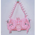 Rivet PU leather metal chain handbag  | Festival Outfits Women