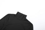 Ruched high neck long sleeve button mini dress  | Festival Outfits Women