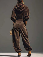 | Brown Velvet Set