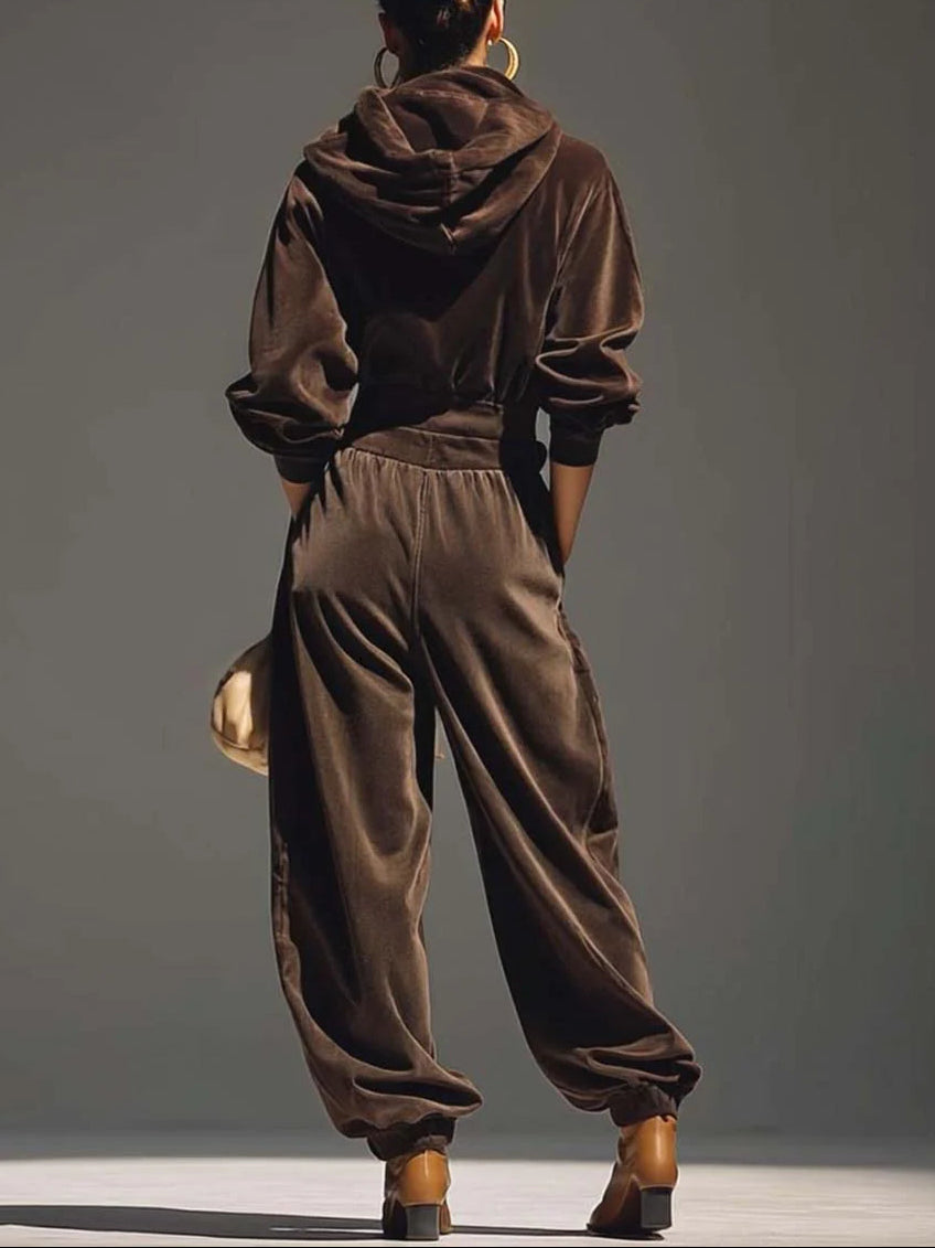 | Brown Velvet Set