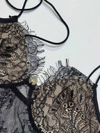 Deep V Perspective Lace Camisoles