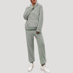 | Women's Hooded Lounge Set in Spring Fabric