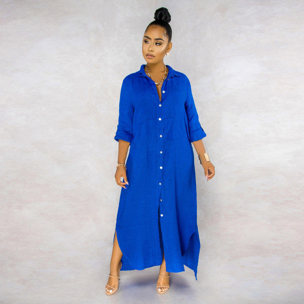 Silvia Exclusive Overshirt Dress Set Designer Edit