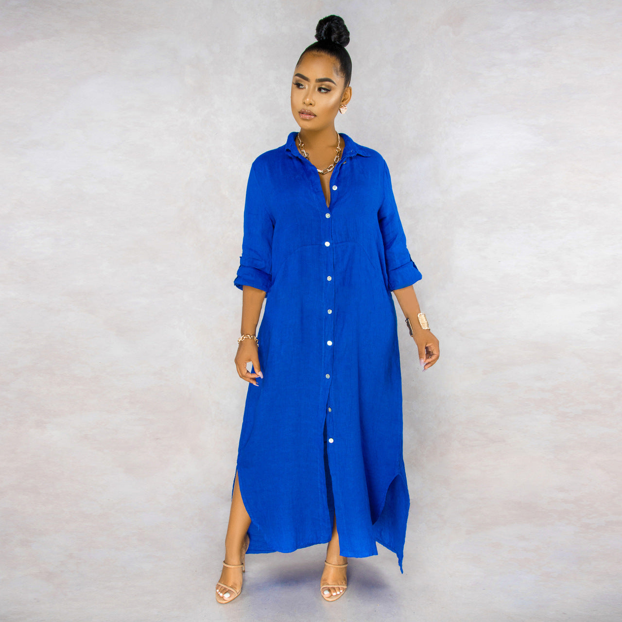 Silvia Exclusive Overshirt Dress Set Designer Edit