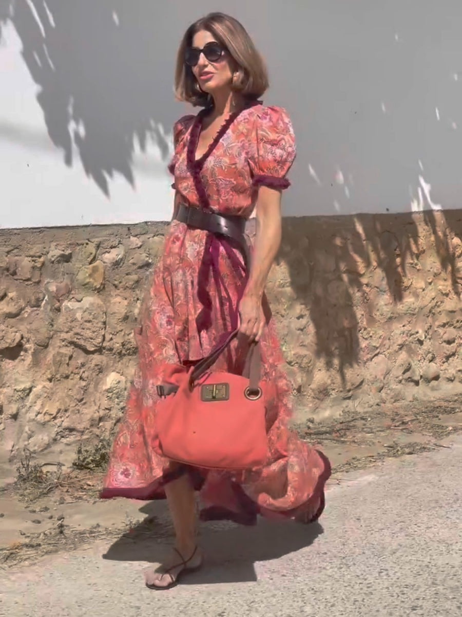Bohemian Style Printed Vacation Maxi Dresses