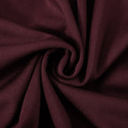 Strapless Ruched Waist Bodycon Maxi Dress Mesh Gloves Scarf Set