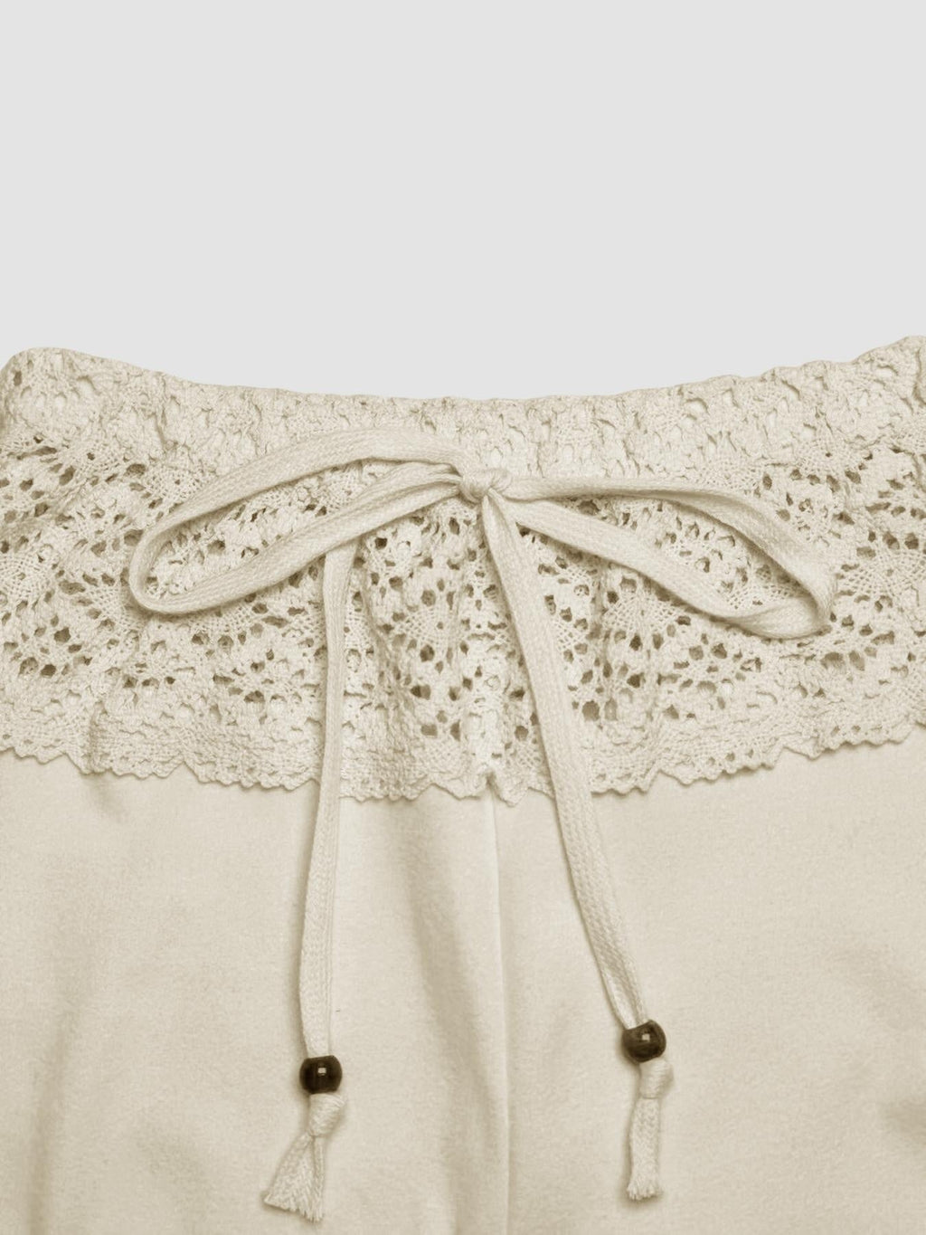 Lace-trimmed Casual Sexy Yoga Flared Pants