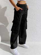Straight-leg Denim Jeans