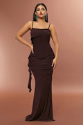 Cami Sleeveless Sequin Embroidered Backless Party Dress